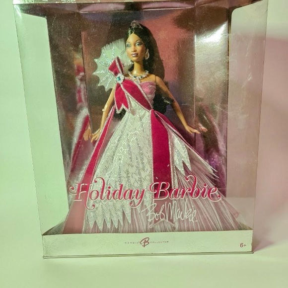 holiday barbie black dress 2025 Black Holiday Barbie Ornament